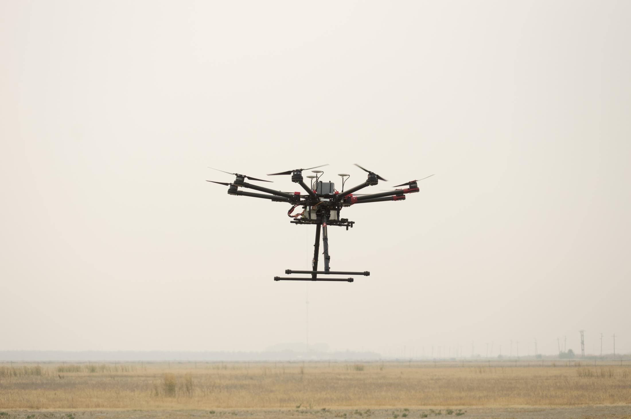 Drone prototype for better wildfire detection