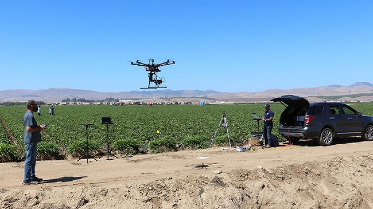 uc davis mechanical aerospace engineering drones agriculture zhaodan kong