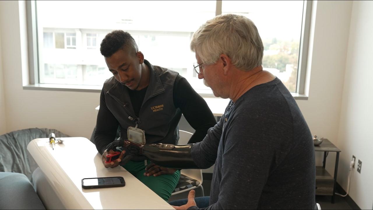 uc davis mechanical aerospace engineering prosthetics amputees jonathon schofield