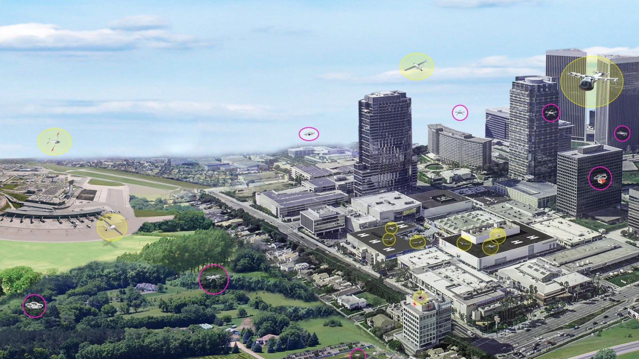 seongkyu lee airspace corridor simulations urban air mobility uc davis caltrans