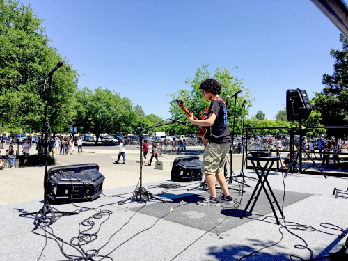 Performing on the ARC Stage for Picnic Day, 2018