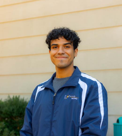 Portrait of UC Davis Engineering Student Aaron Romero