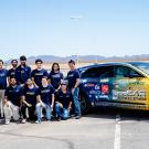 The UC Davis EcoCAR poses with Nebula